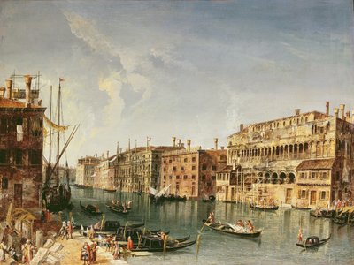 Venice, Grand Canal and the Fondaco dei Turchi by Michele Marieschi